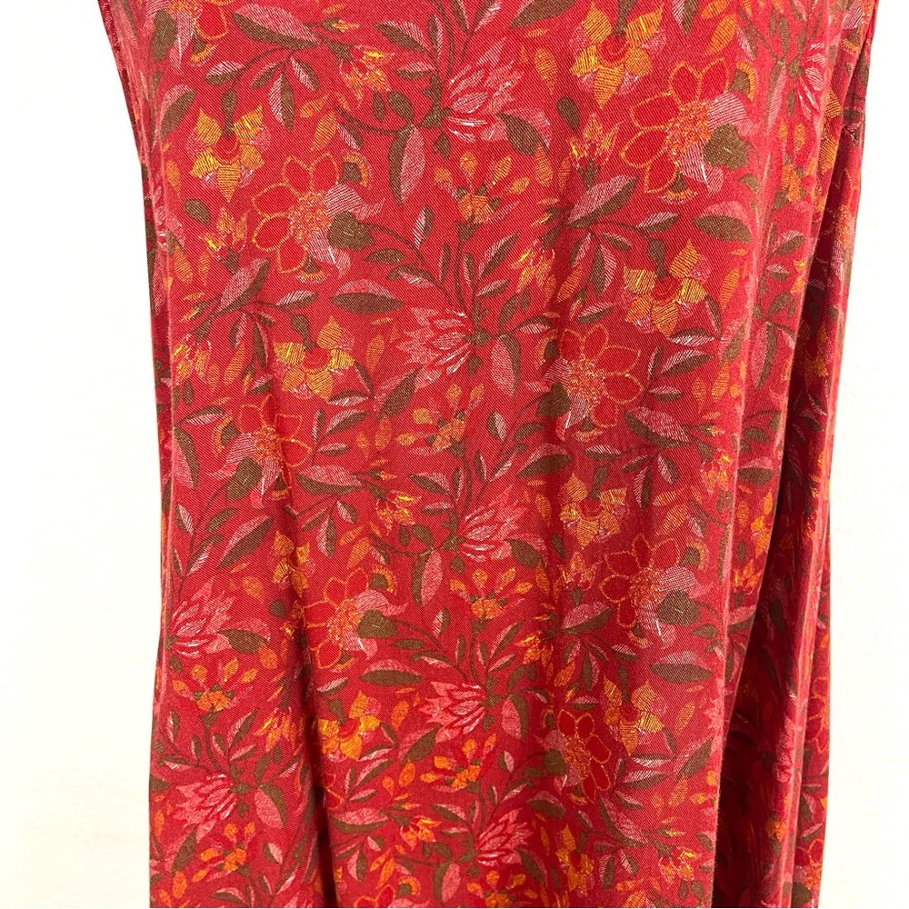 Urban Outfitters Floral V-neck Tunic Mini Dress Size M - Picture 5 of 8